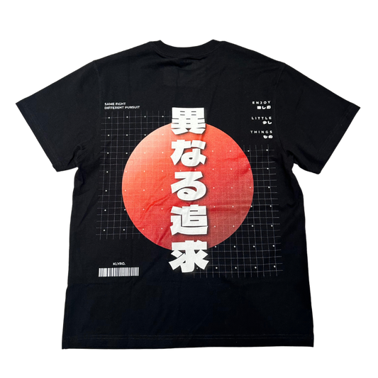 "ORIGIN" TEE - BLACK